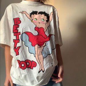 Vintage Betty Boop Graphic T shirt